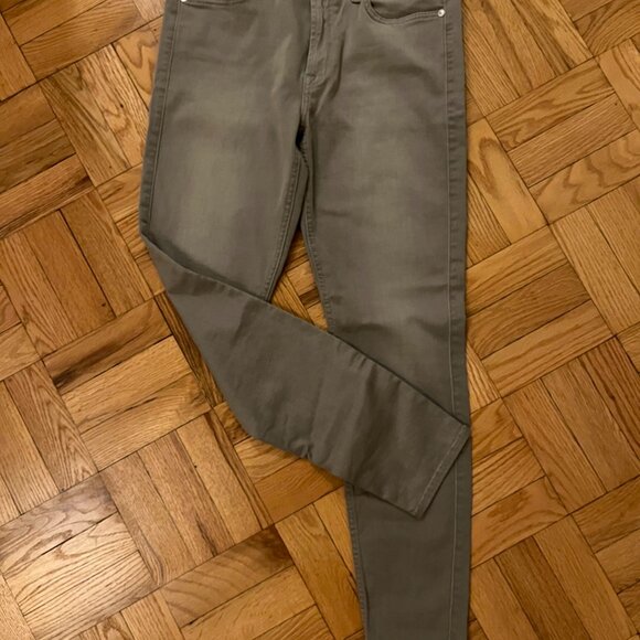 NWT $189 7 For All Mankind Ankle Skinny Jeans Grey Size 31 100% Authentic! - Picture 7 of 10